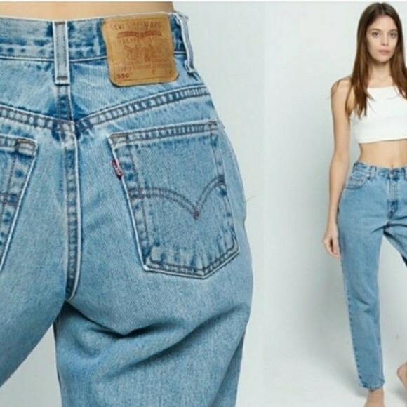 Levi's Denim - Levi’s 550 Mom Jeans High Waisted Vintage Jeans